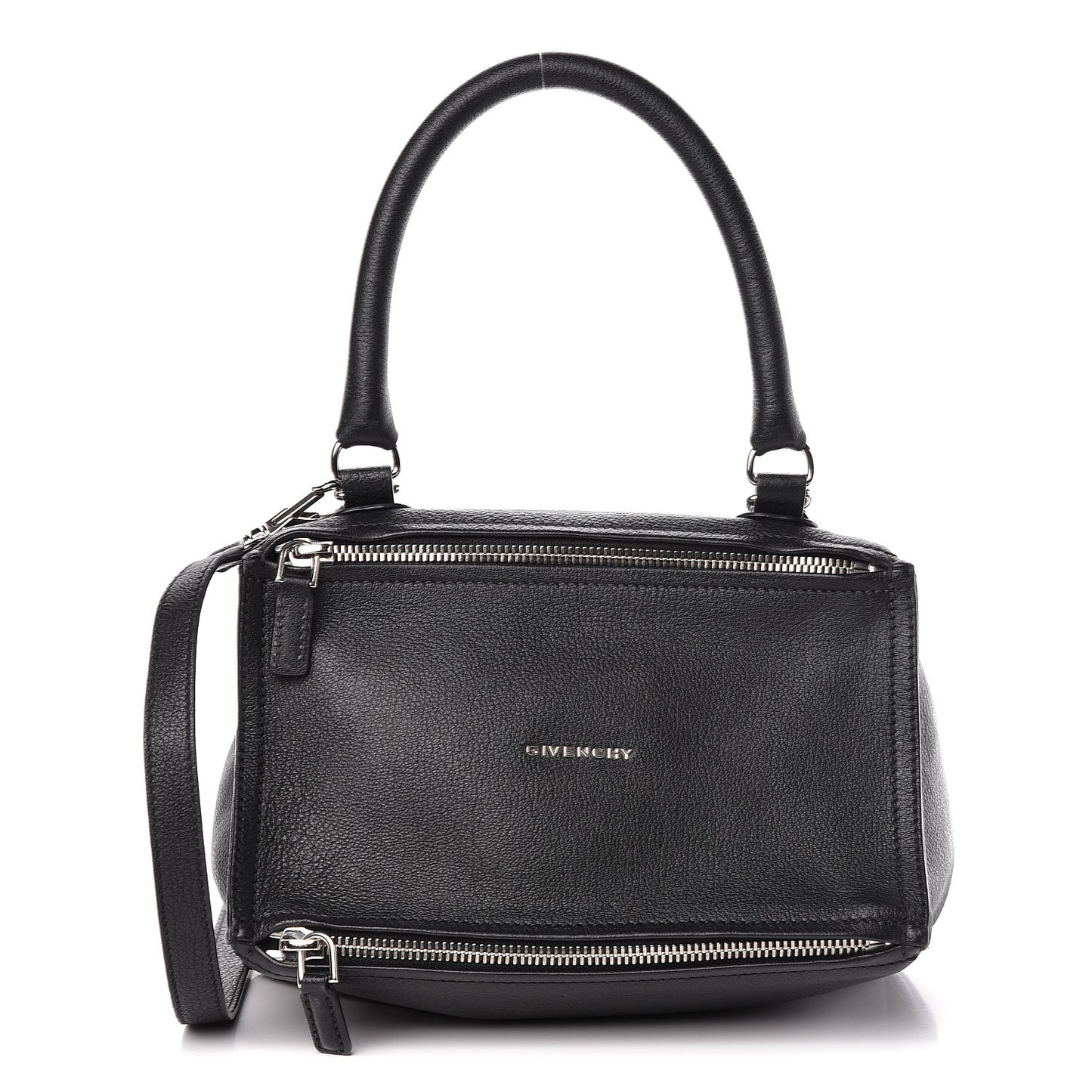Sugar Goatskin Small Pandora Black