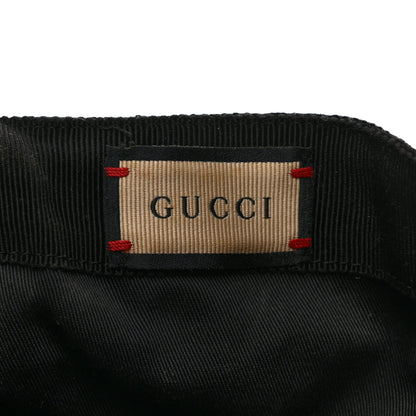 Gucci Monogram Web Baseball Hat XL Black 8 of 11