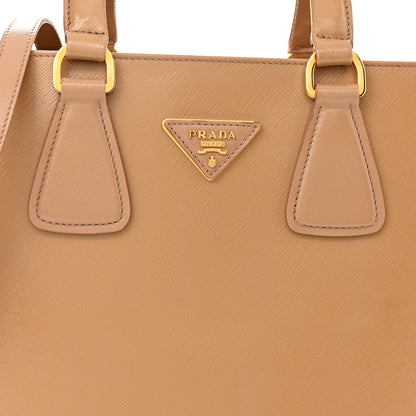 Prada Saffiano Vernice Small Double Handle Tote Bag Cammeo 8 of 11
