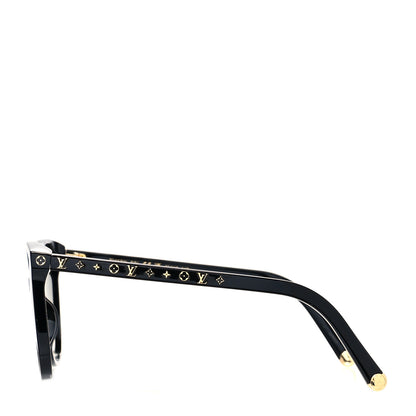 Louis Vuitton Acetate My Monogram Light Cat Eye Sunglasses Z1657W Black 3 of 8