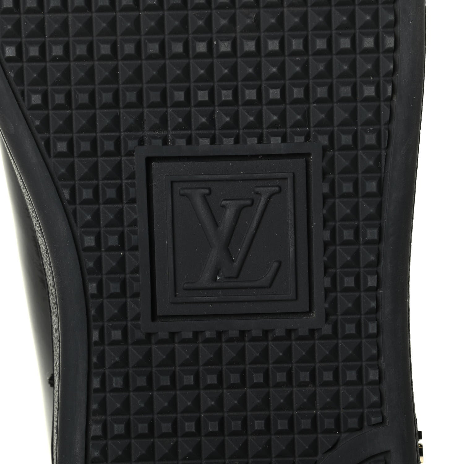 Louis Vuitton Patent Calfskin Frontrow Sneakers 36.5 Black 5 of 7