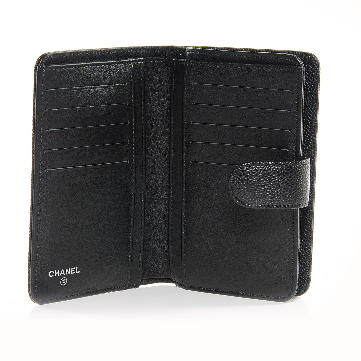 Caviar CC French Wallet Black