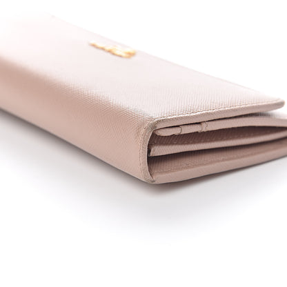 Prada Saffiano Metal Continental Flap Wallet Cammeo 11 of 14