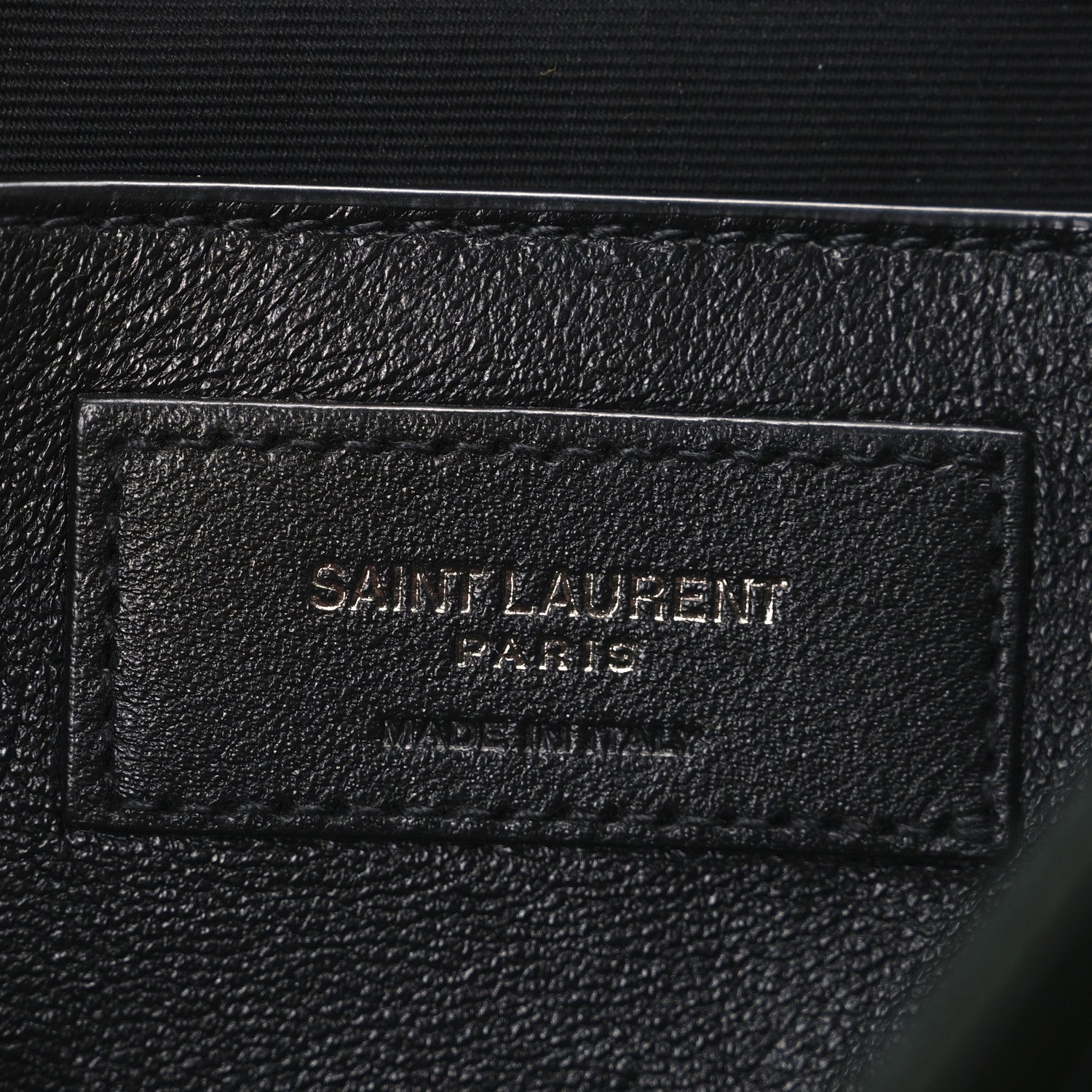 Saint Laurent Crinkled Lambskin Matelasse Monogram Baby Niki Chain Satchel Dark Green 6 of 11