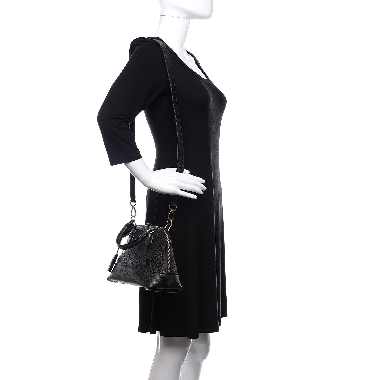 Louis Vuitton Empreinte Neo Alma BB Black 2 of 15