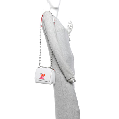 Louis Vuitton Epi Twist Braided Strap Shoulder Bag PM White PInk 2 of 14