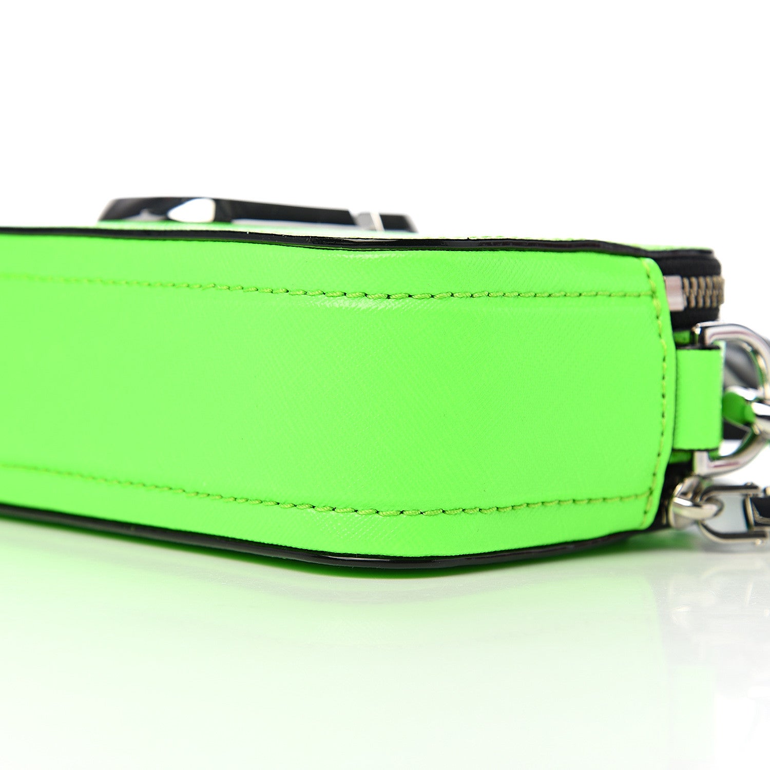 Marc Jacobs Saffiano Small Snapshot Camera Bag Bright Green 9 of 12