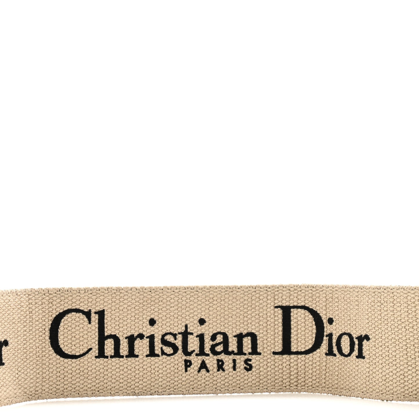 Canvas Embroidered Shoulder Strap Black