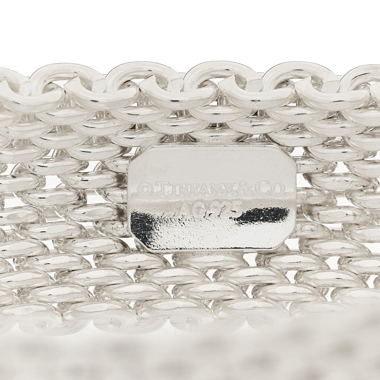 Tiffany Sterling Silver Somerset Mesh Bracelet 3 of 3