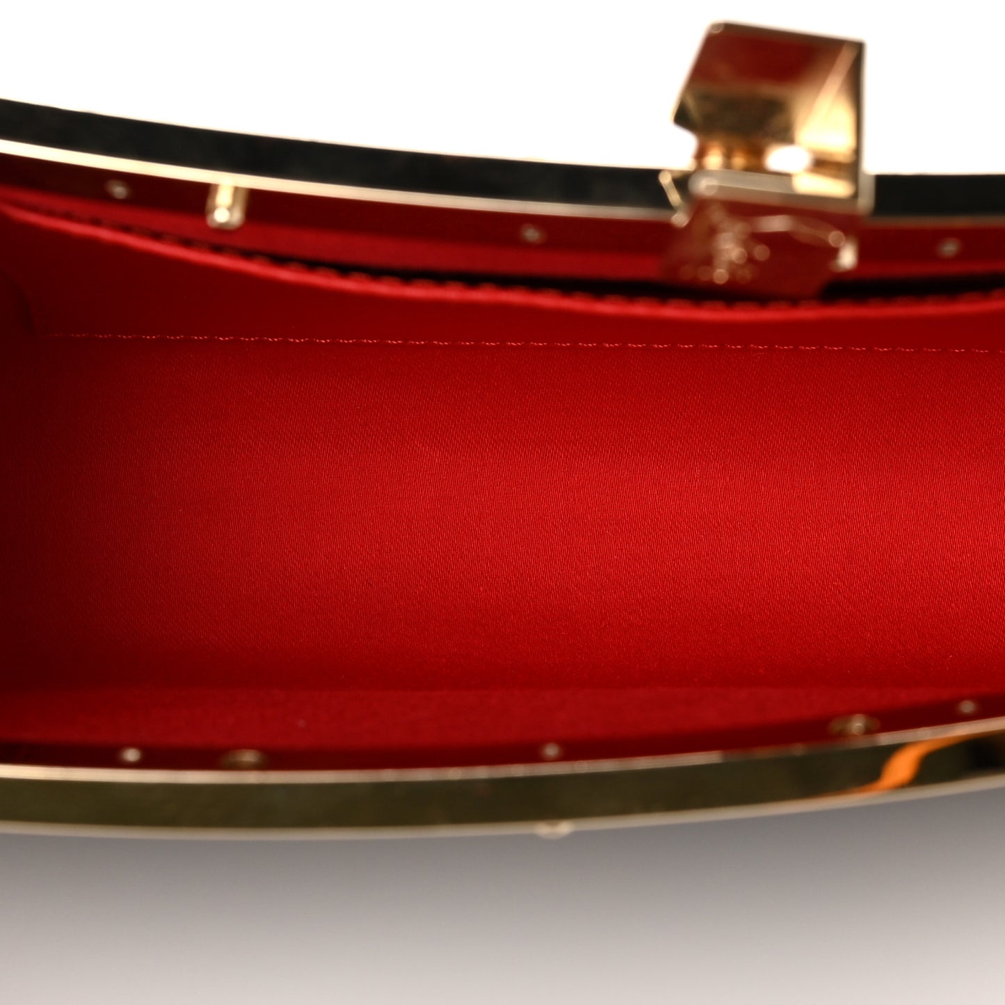 Dentelle Touze Palmette Clutch Black