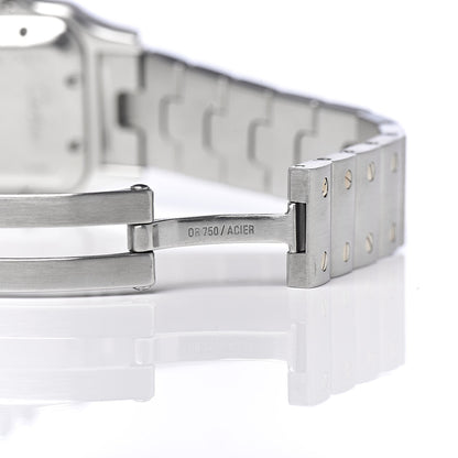 Cartier Stainless Steel 18K Yellow Gold 24mm Santos De Cartier Galbee Automatic Watch 8 of 9