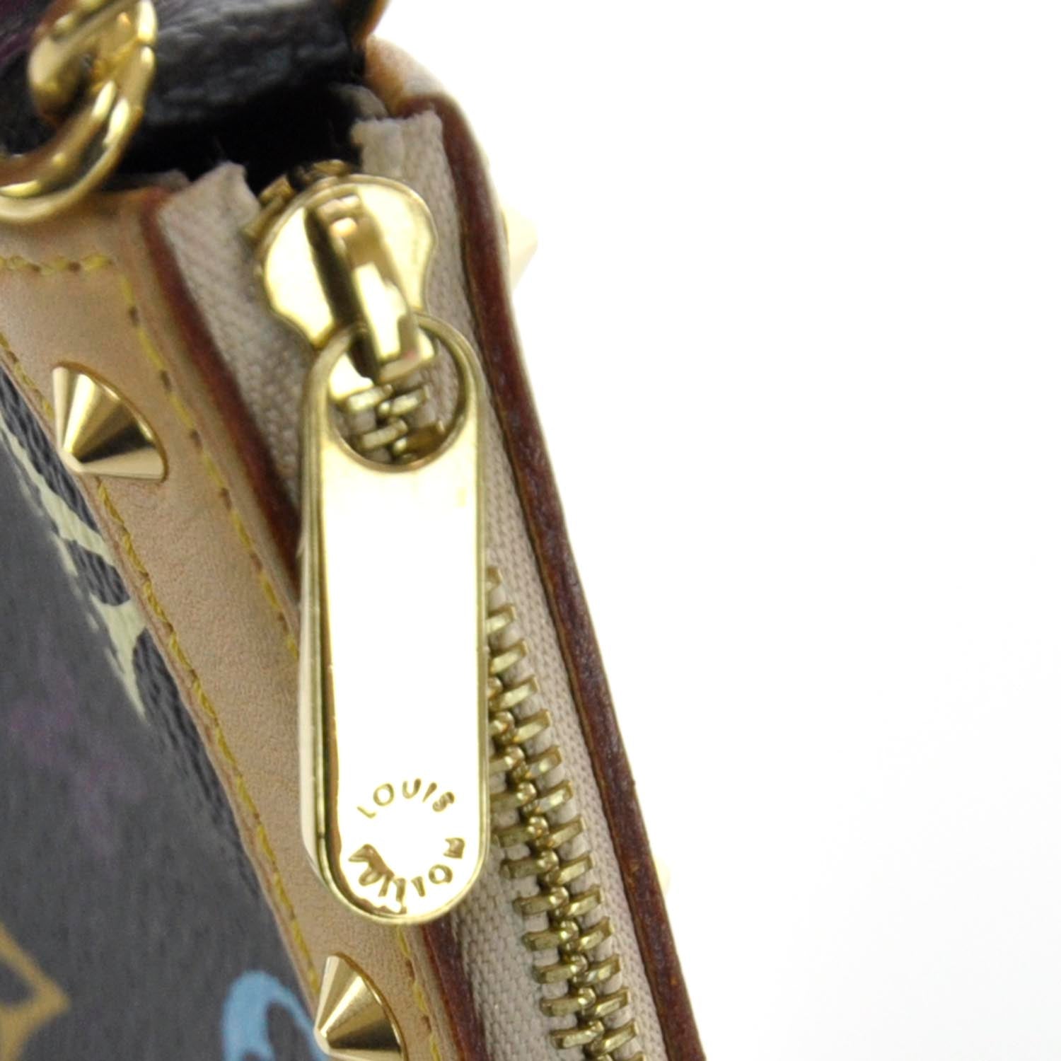 Louis Vuitton Monogram Multicolor Pochette Accessories Black 8 of 12