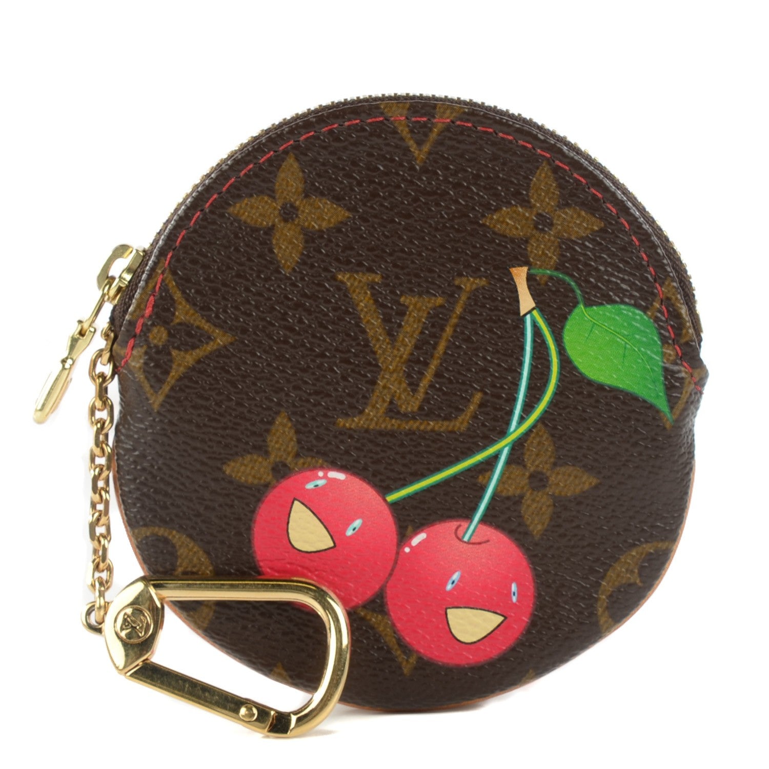Louis Vuitton Monogram Cerises Round Coin Purse 1 of 7