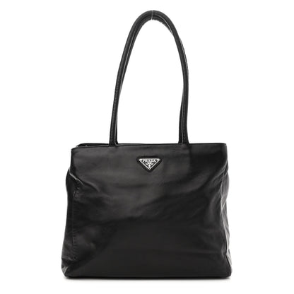 Prada Soft Calfskin Tote Black 1 of 10
