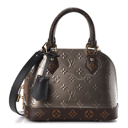 Louis Vuitton Vernis Epi Monogram Alma BB Champagne Metallise 1 of 11