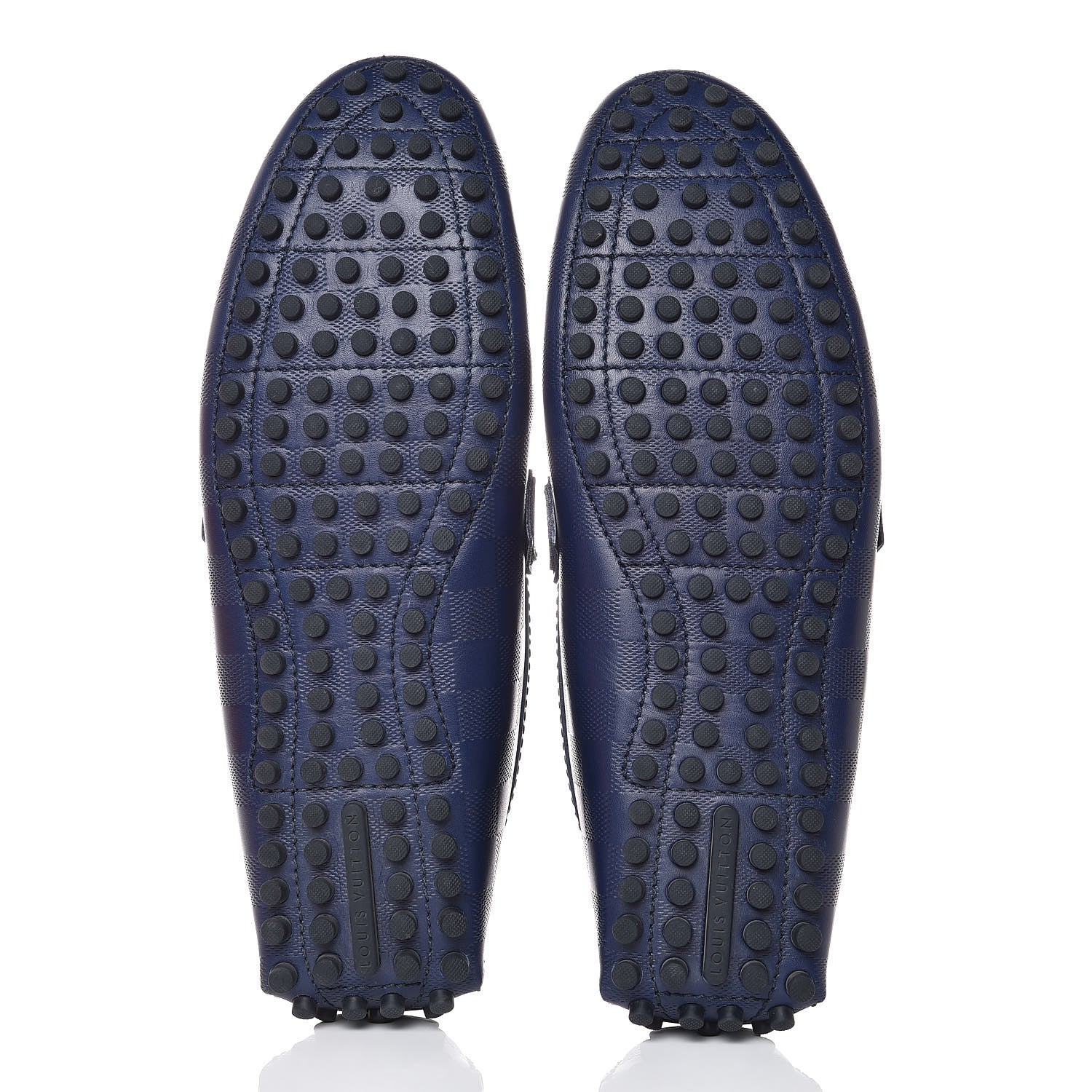 Louis Vuitton Mens Damier Infini Hockenheim Moccasin Loafers 8.5 Cosmos 5 of 11