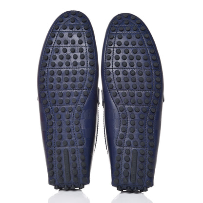 Louis Vuitton Mens Damier Infini Hockenheim Moccasin Loafers 8.5 Cosmos 5 of 11