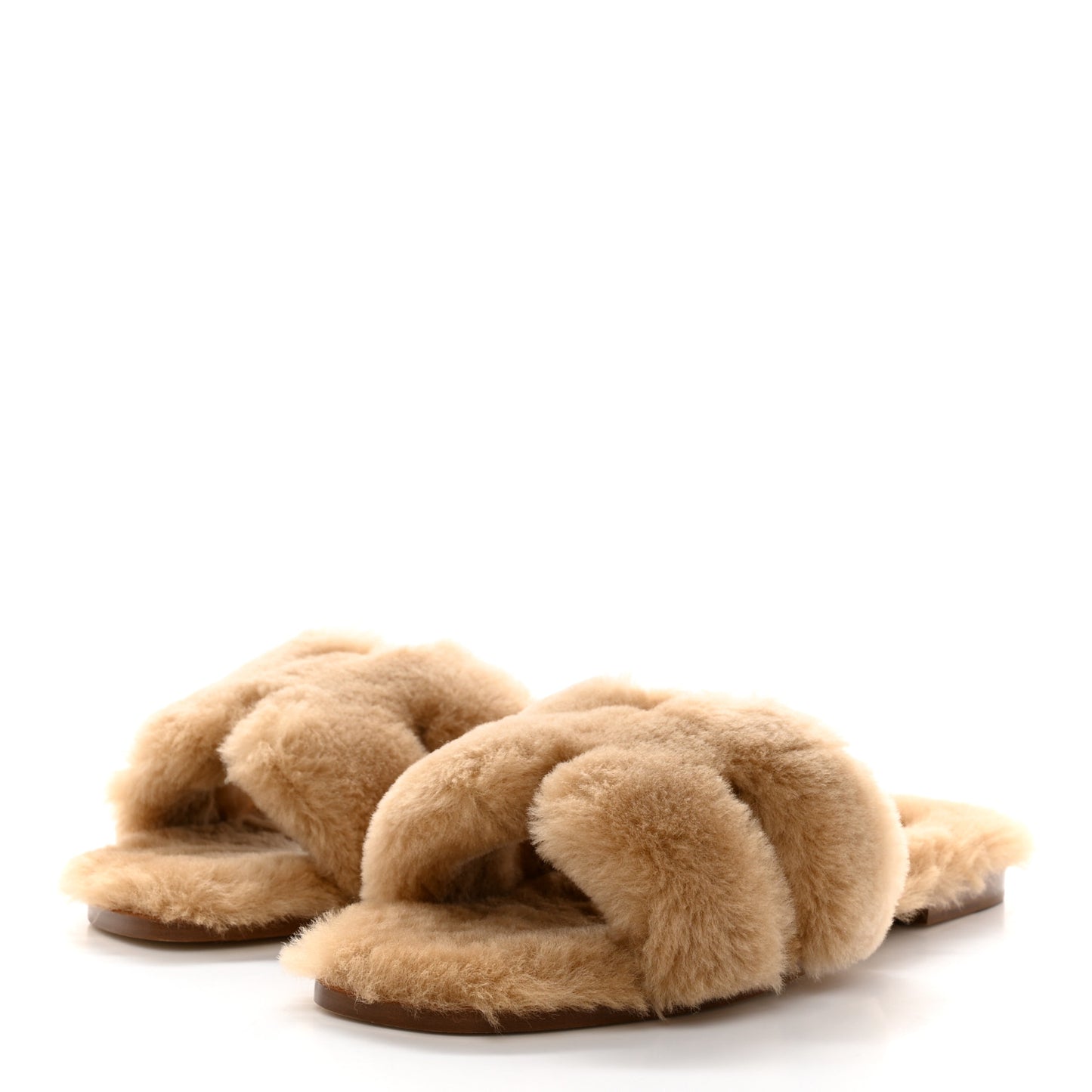 Woolskin Oran Sandals 40 Beige Argile