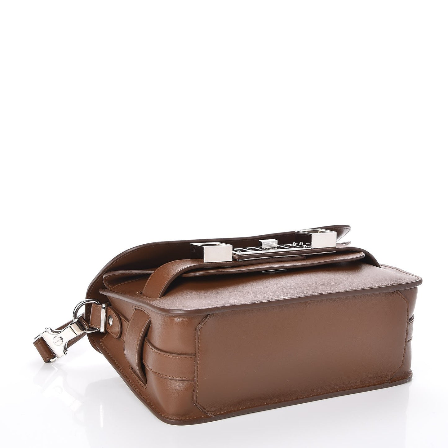 Smooth Calfskin Mini PS11 Classic Shoulder Bag Hazelnut