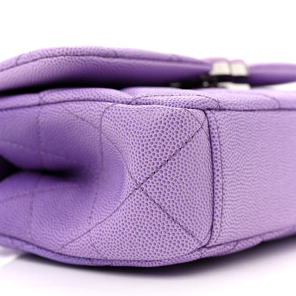 Chanel Shaded Caviar Quilted My Everything Small Flap Purple Light Purple 9 of 11