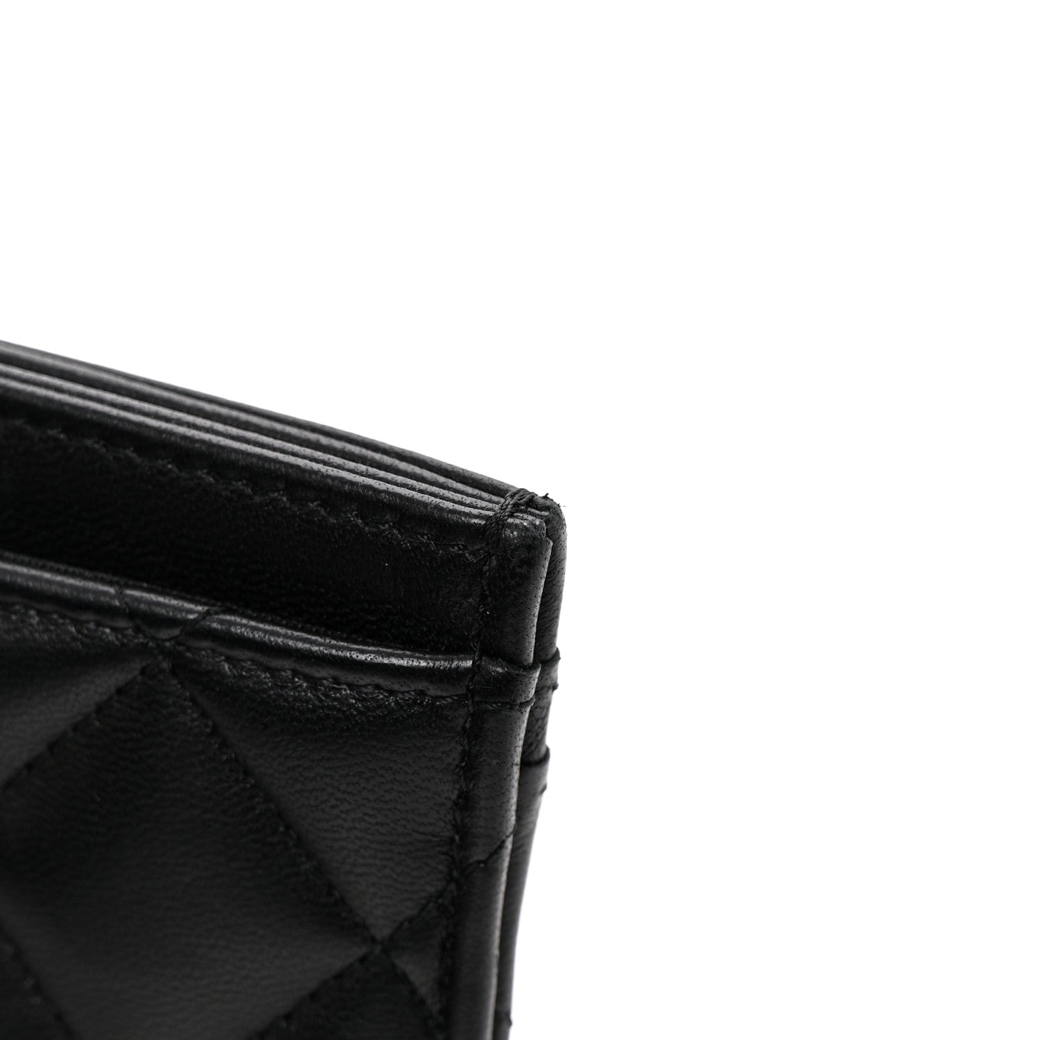 Chanel Lambskin Quilted Card Holder Black 18 of 22