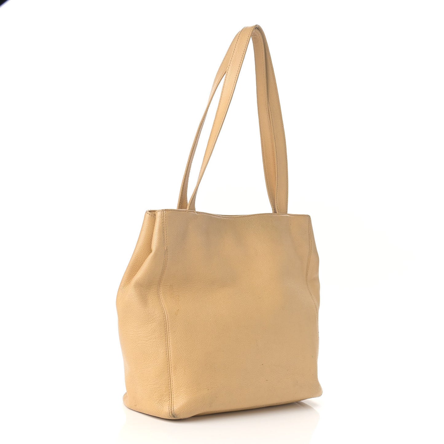 Caviar CC Shoulder Bag Beige