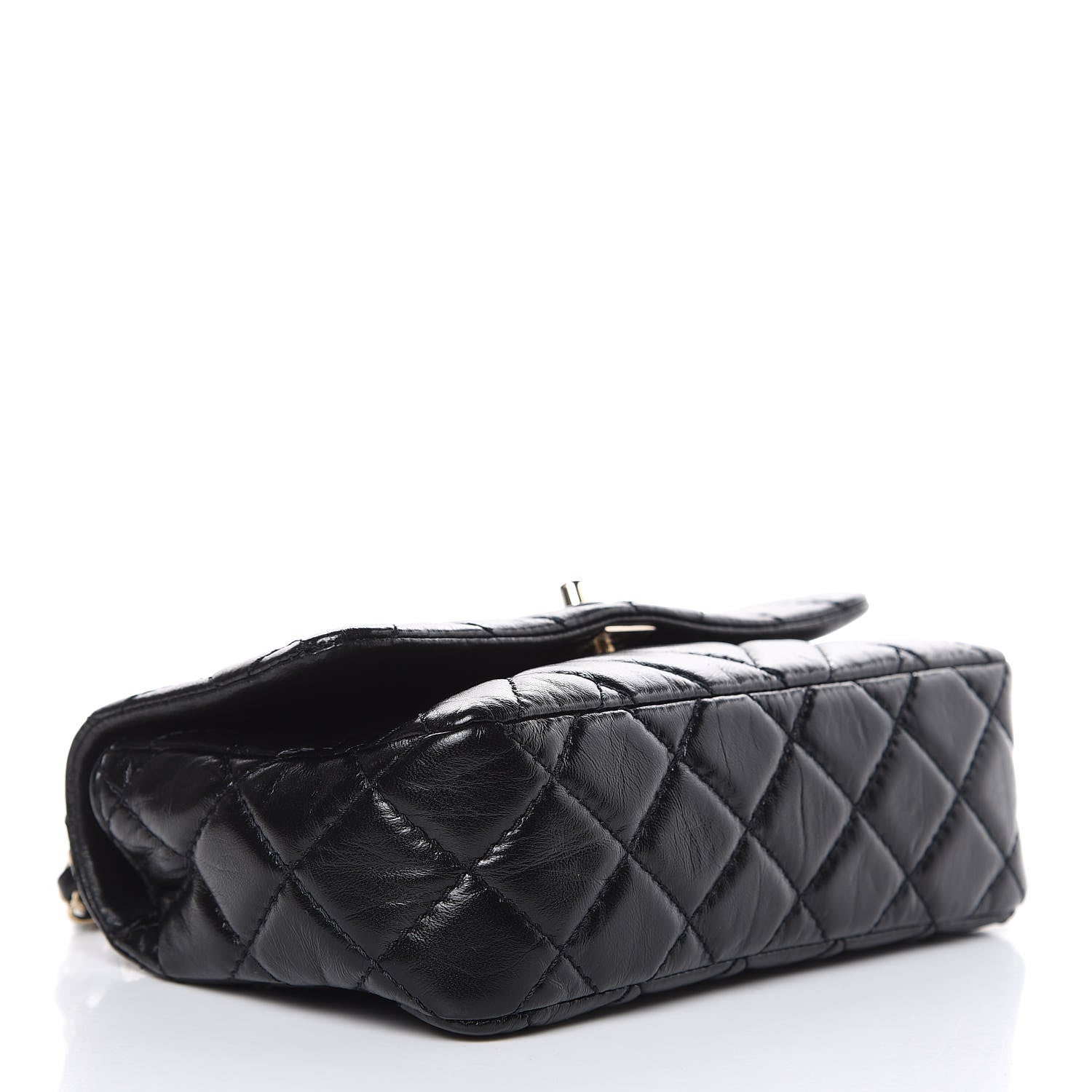 Chanel Shiny Lambskin Quilted Small Montcoco Flap Black 4 of 10