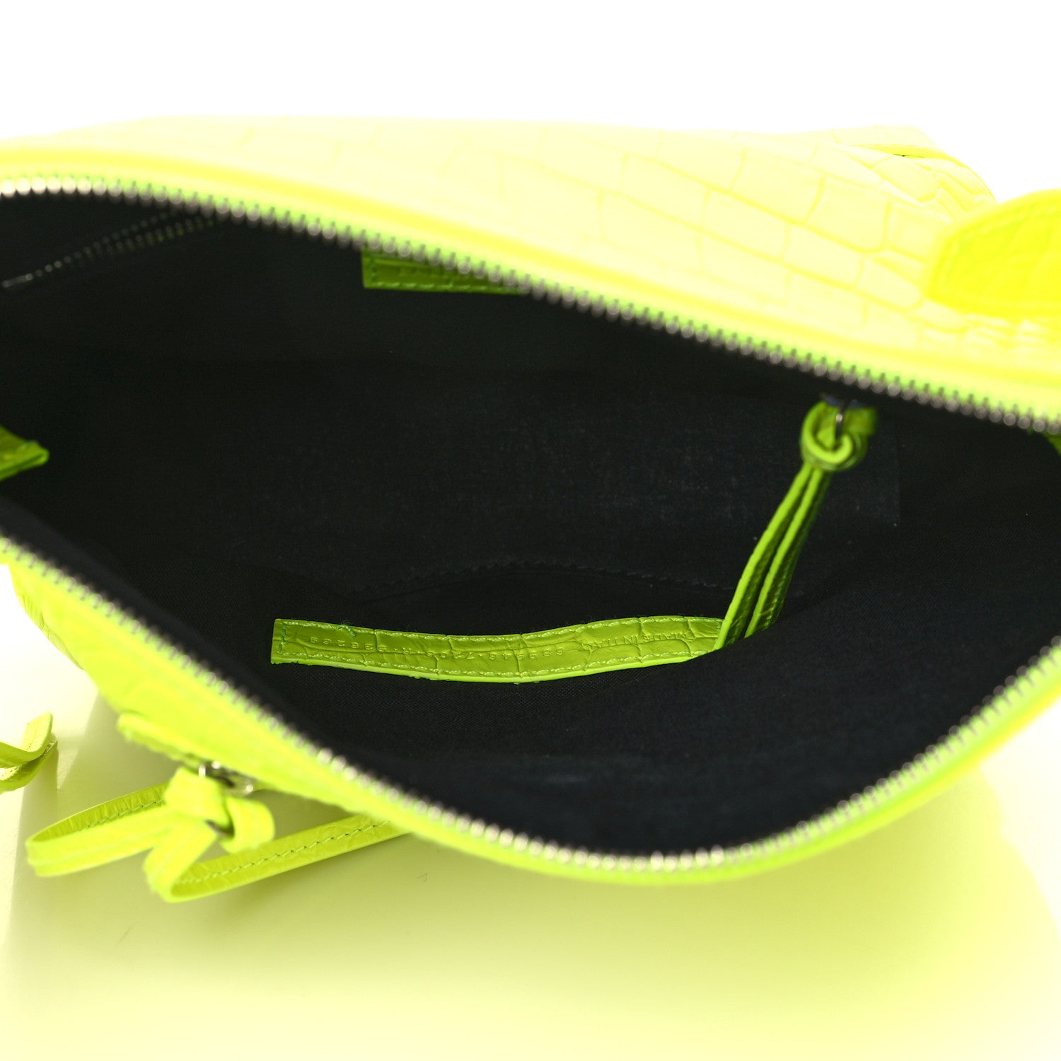 Balenciaga Extra Supple Calfskin Crocodile Embossed Neo Classic Hardware Hobo XS Flou Yellow 4 of 6