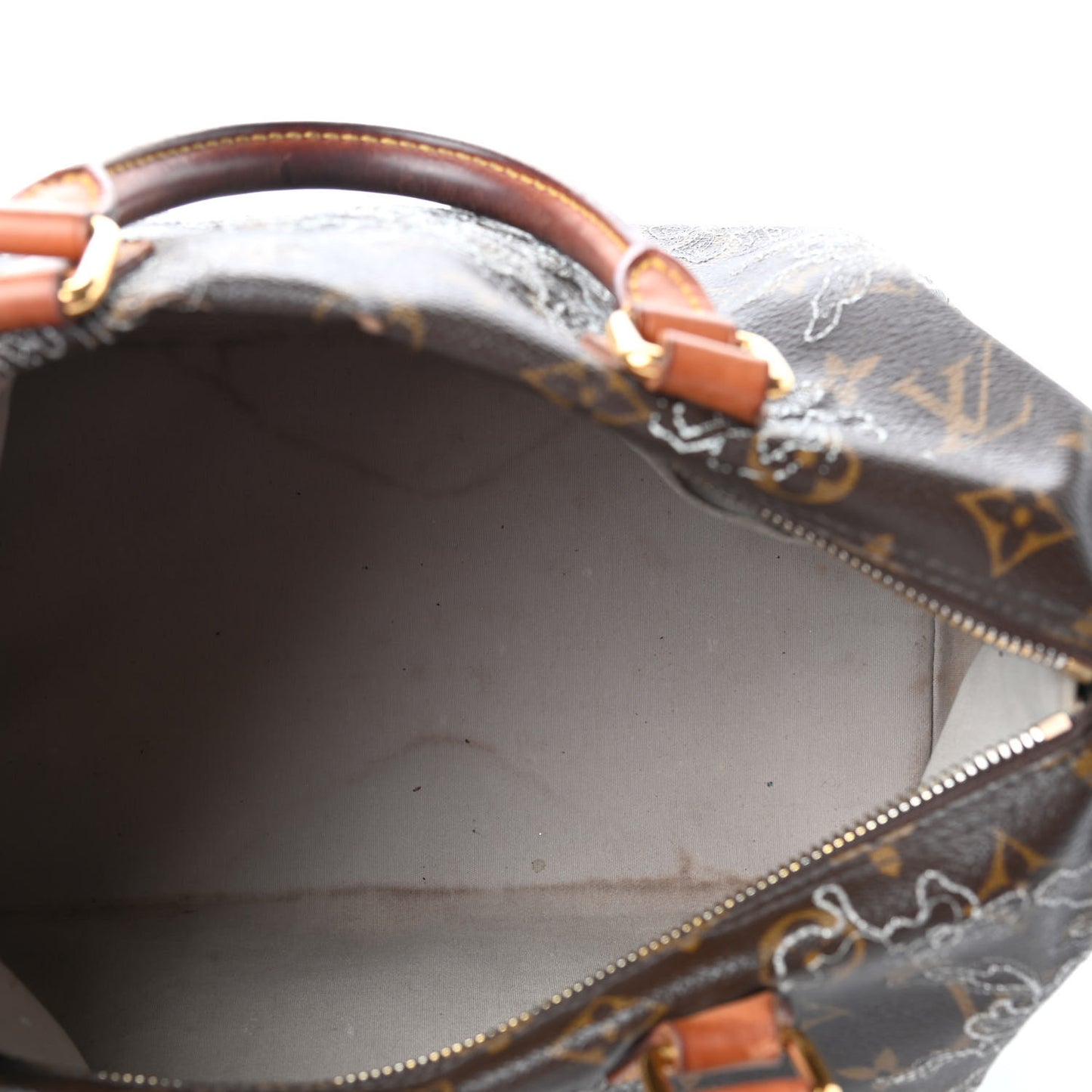 Monogram Dentelle Speedy 30 Silver