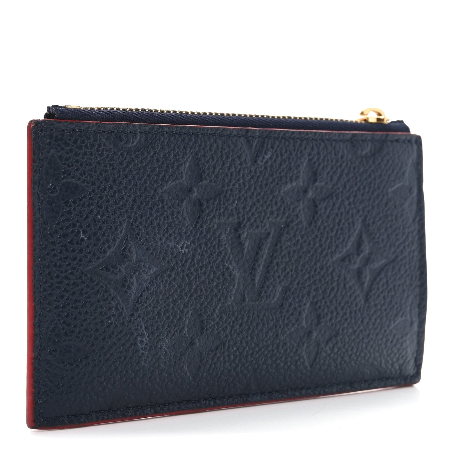 Louis Vuitton Empreinte Blooming Flowers Zipped Card Holder Marine Rouge 3 of 8