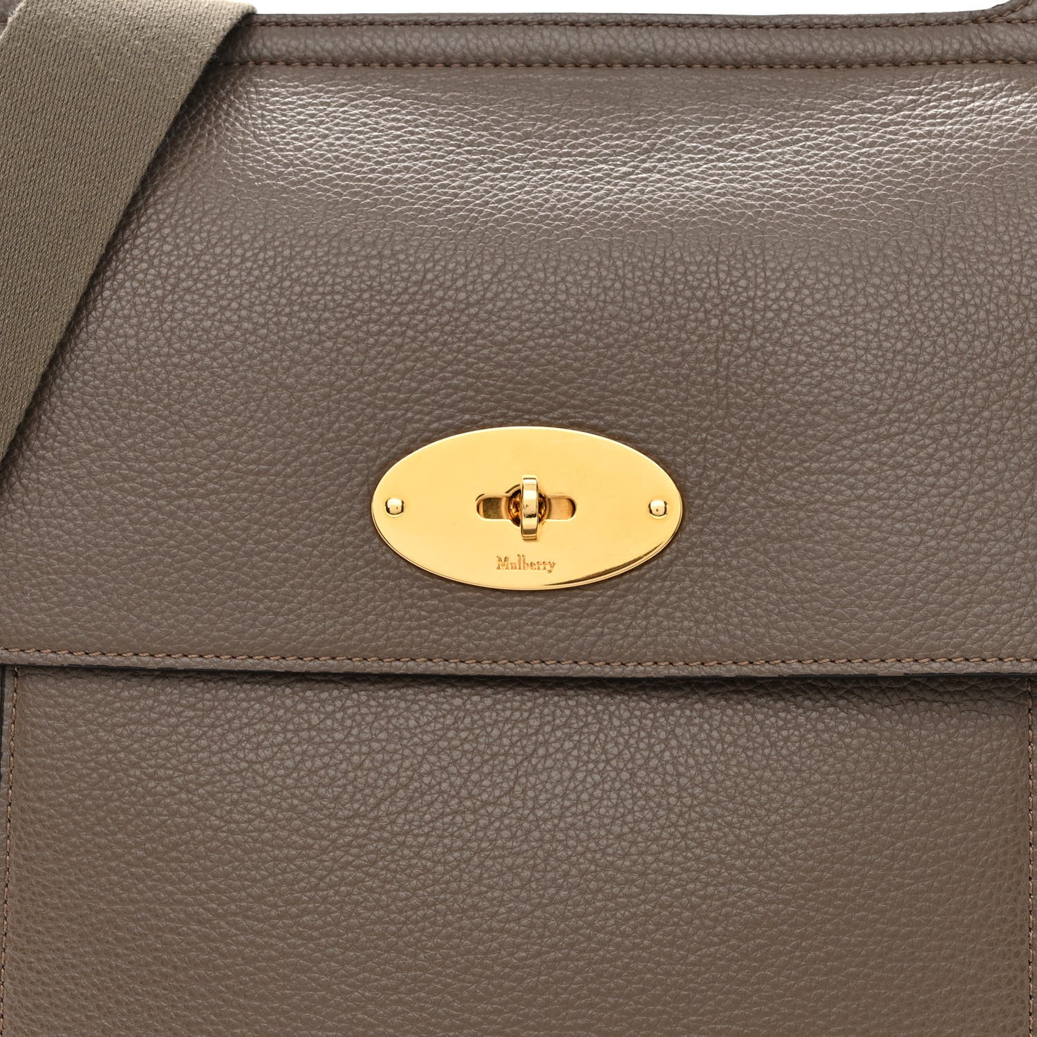 Mulberry Grain Calfskin New Antony Messenger Crossbody Earth Grey 7 of 9