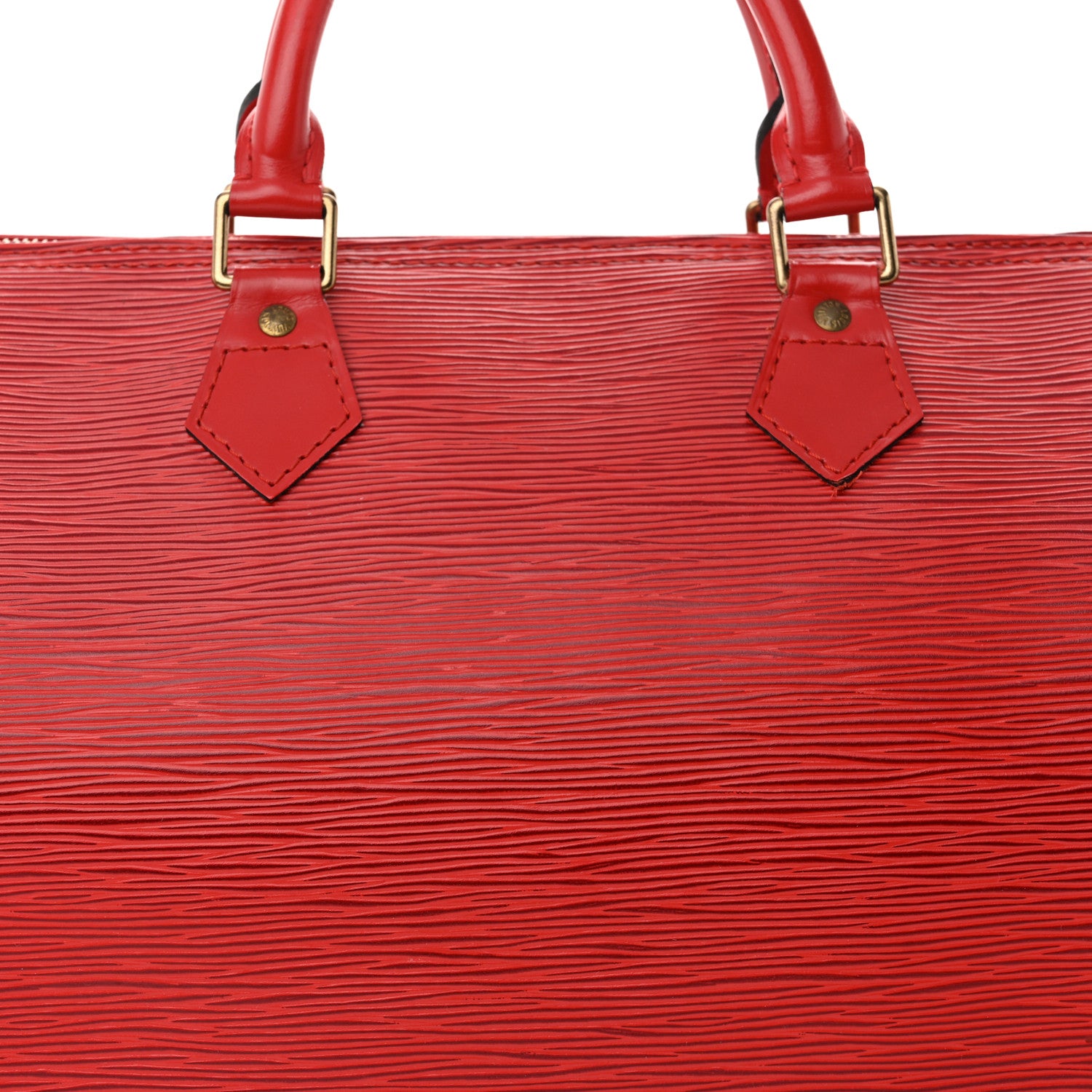 Louis Vuitton Epi Speedy 30 Castillan Red 8 of 11