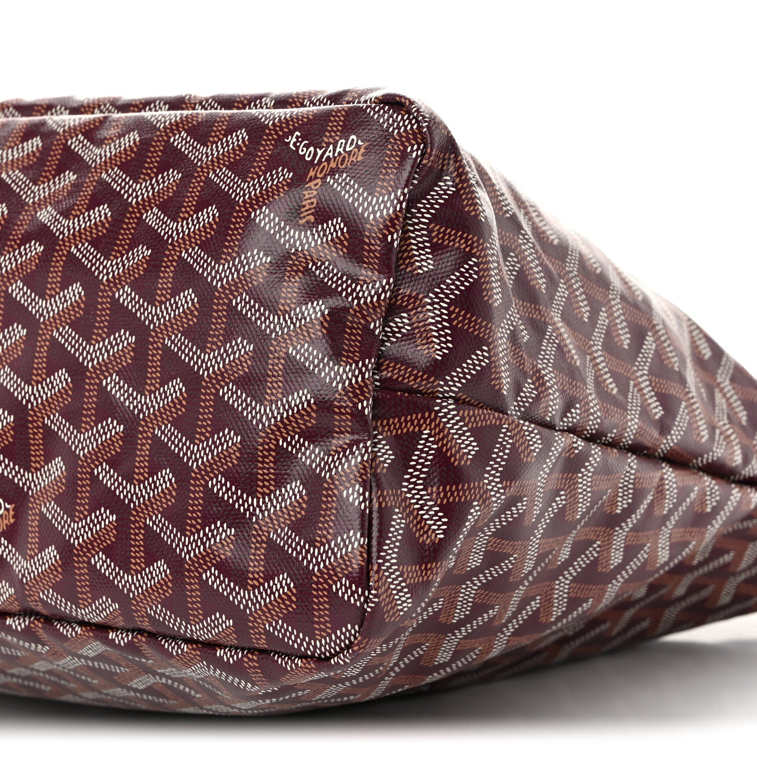 Goyard Goyardine Boheme Hobo Burgundy 11 of 11