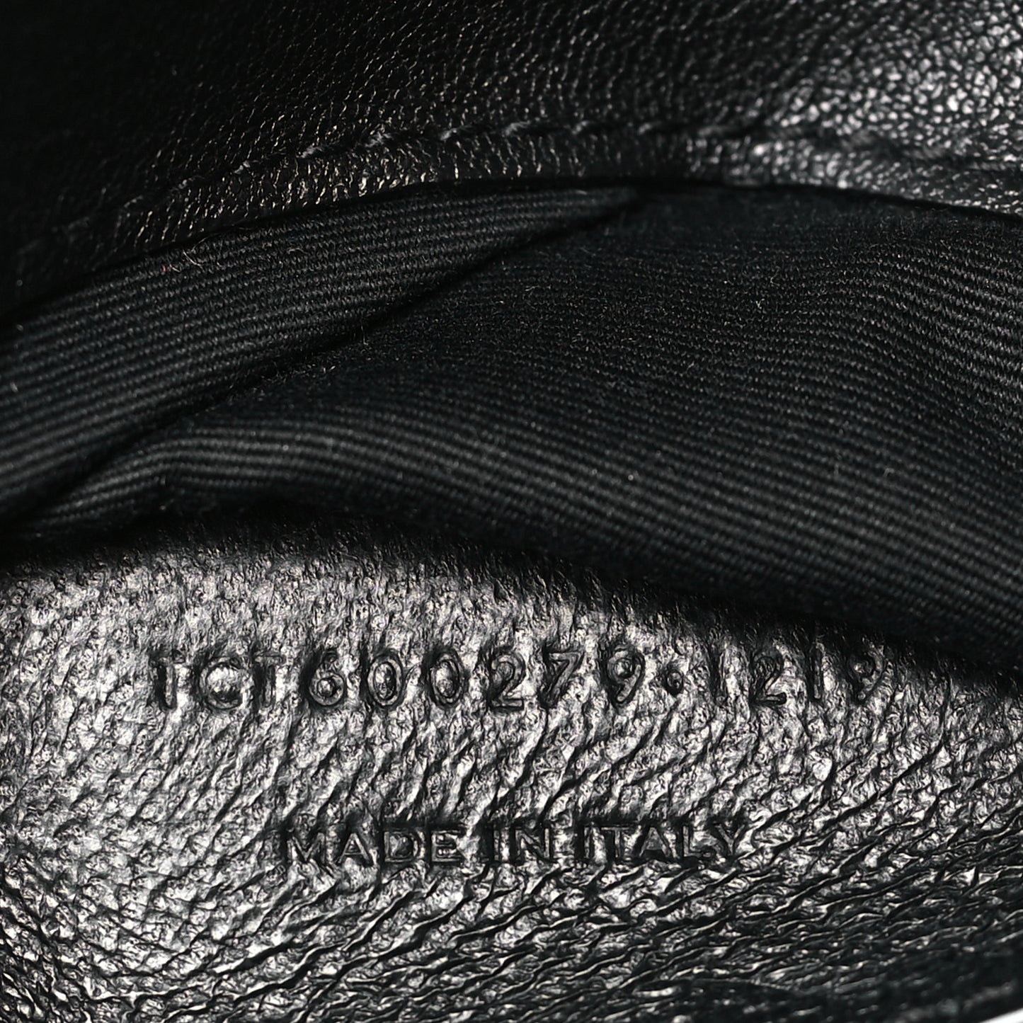 Sheepskin Matelasse Chevron Monogram Medium College Bag Black