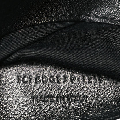 Saint Laurent Sheepskin Matelasse Chevron Monogram Medium College Bag Black 7 of 11