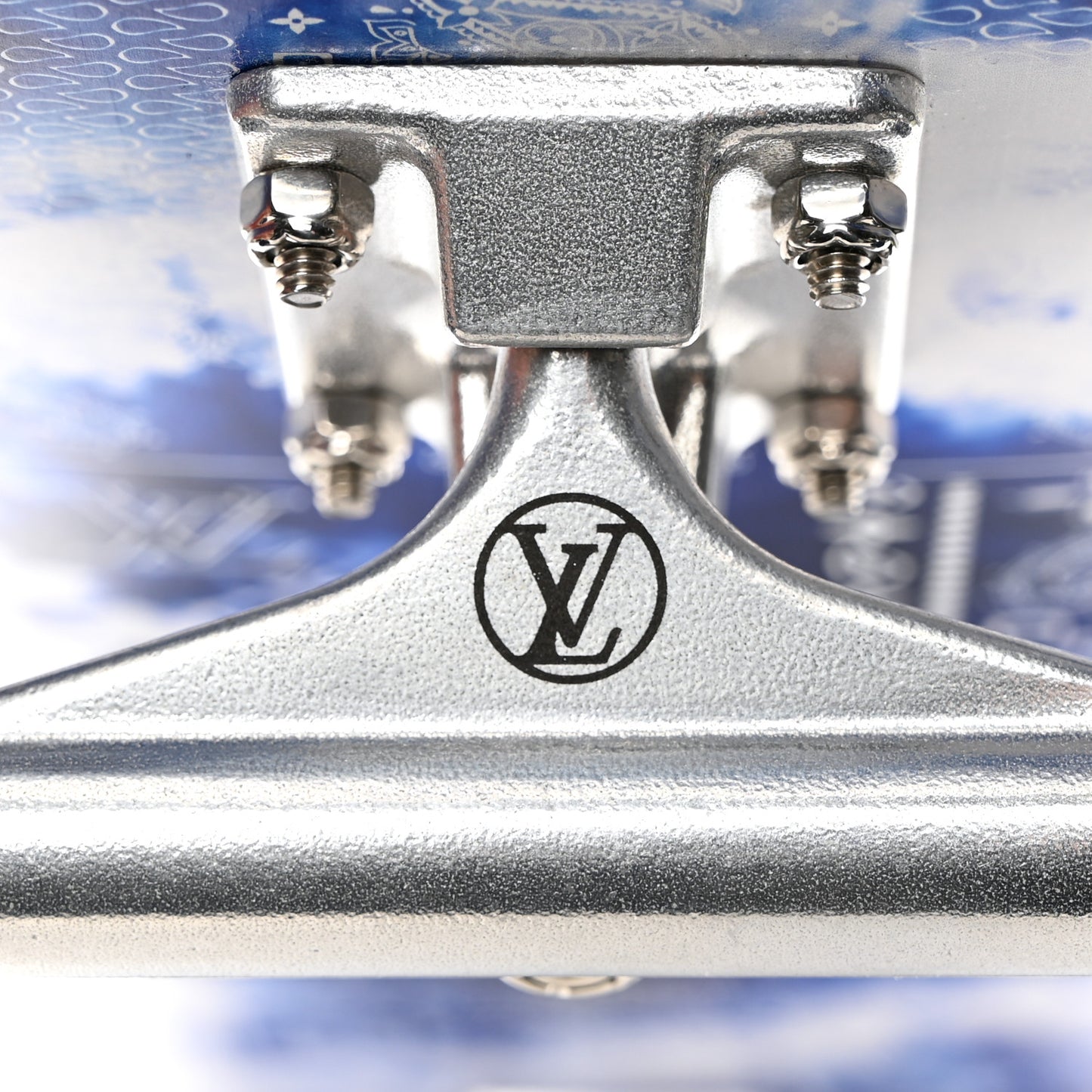 Monogram Bandana Maple Wood Skateboard Blue