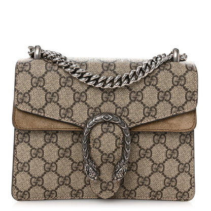 Gucci GG Supreme Monogram Mini Dionysus Shoulder Bag Taupe 1 of 10