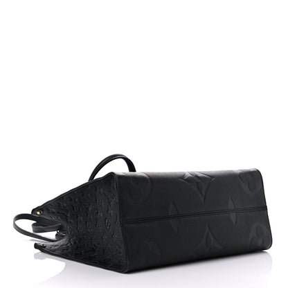 Louis Vuitton Empreinte Monogram Giant Onthego MM Black 4 of 14