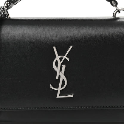 Saint Laurent Calfskin Monogram Sunset Chain Wallet Black 7 of 10