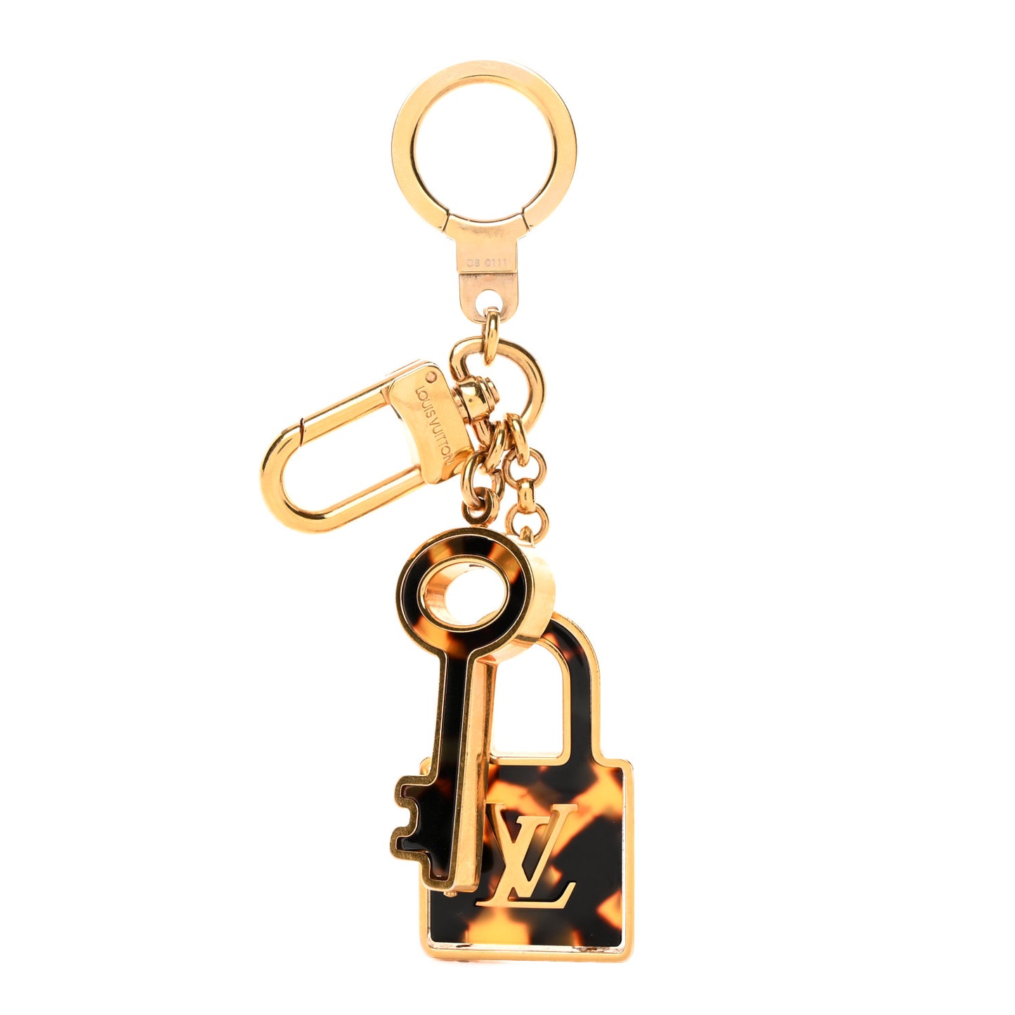 Acetate Confidence Bag Charm Key Holder