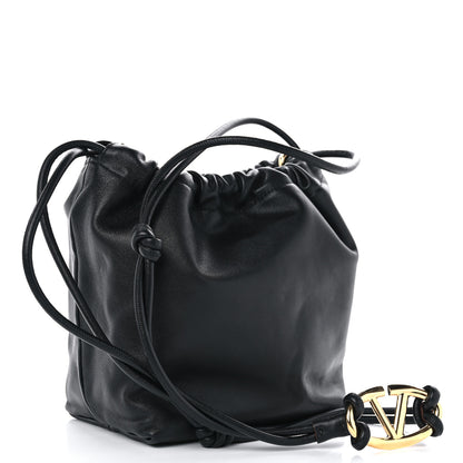 Valentino Garavani Nappa Vlogo Pouf Pouch Black 3 of 10