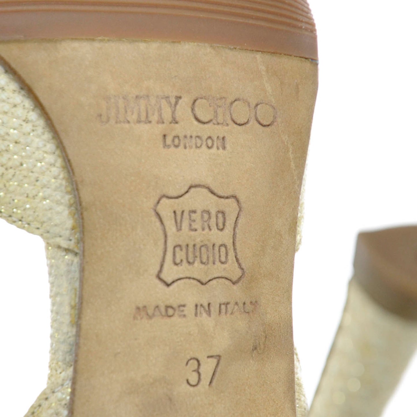 Glitter Fabric Heels 37