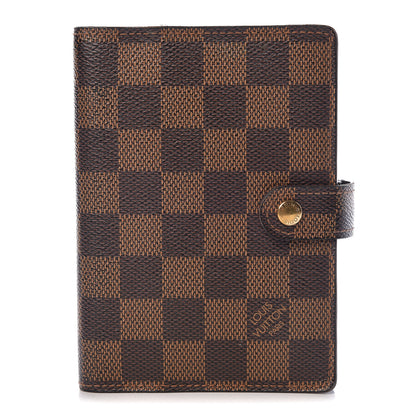 Louis Vuitton Damier Ebene Small Ring Agenda Cover 1 of 7