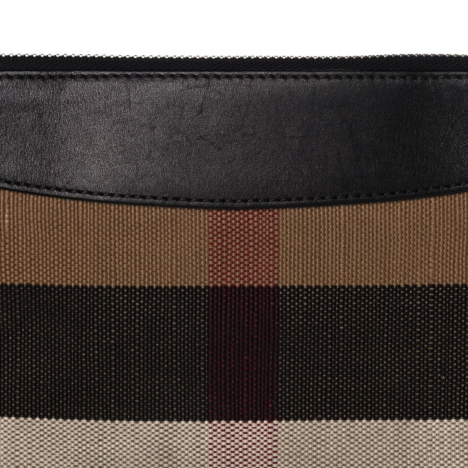 Burberry House Check Derby Peyton Crossbody Clutch Bag Black 14 of 14