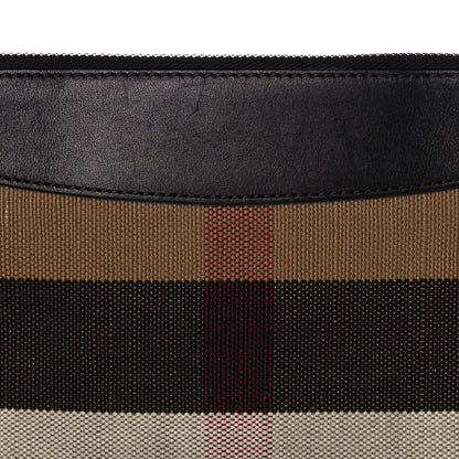 Burberry House Check Derby Peyton Crossbody Clutch Bag Black 14 of 14