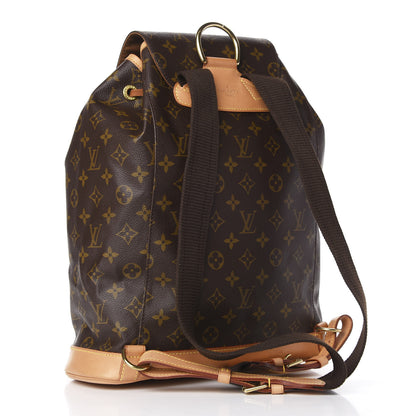 Louis Vuitton Monogram Montsouris GM Backpack 2 of 9