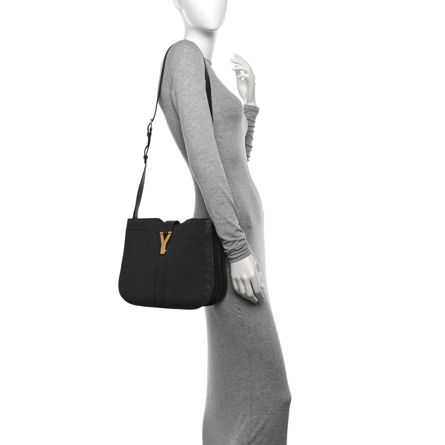 Sheepskin Medium Chyc Shoulder Bag Grey