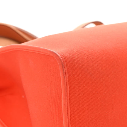 Hermes Toile Vache Hunter Herbag Zip 31 PM Orange Natural 10 of 20