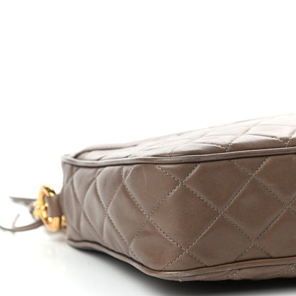 Chanel Lambskin Quilted Tassel Camera Case Brown 8 of 10