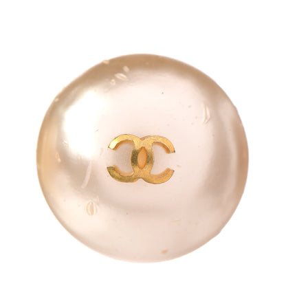 Chanel Pearl CC Clip On Earrings Gold 5 of 5